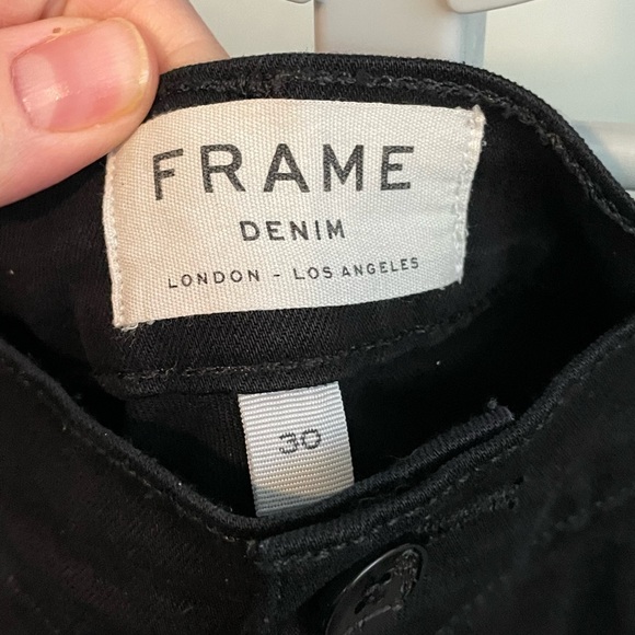 Frame black forever Kadie Skinny jeans size 30 - Picture 5 of 9